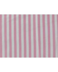 8mm Stripe Habutai, Pink and White