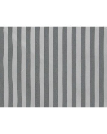 8mm Stripe Habutai, Grey and White