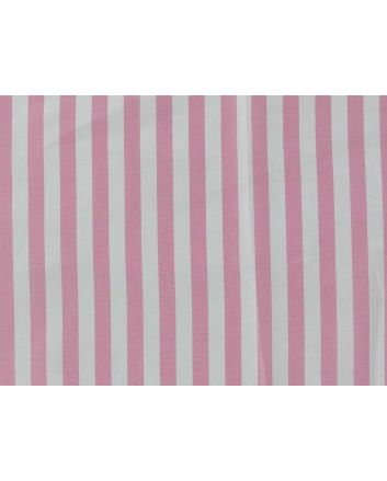 8mm Stripe Habutai, Pink and White