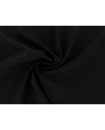 Alfred Brown High Lustre Pure New Wool Suiting, Black