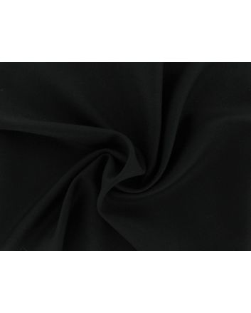 Alfred Brown Pure New Wool Heavy Suiting Twill, Black