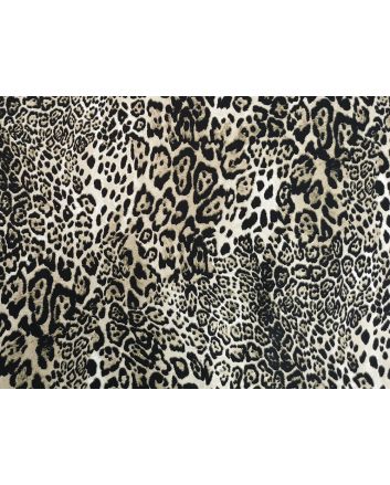 Allover Animal Cotton Print, Lynx