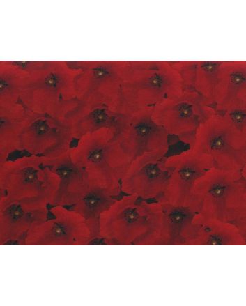 Allover Poppy Field Cotton Print