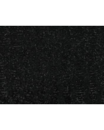 Allover Sequin Tulle, Matt Black