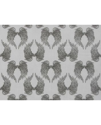 Angel Wings Polycotton Print, White