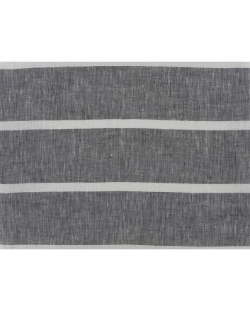 Aran 7cm Stripe Irish Linen, Navy