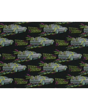 Back To The Future Cotton Print