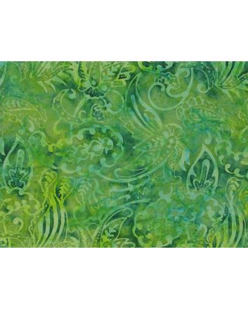 Bali Batik Cotton, Hortus, Shamrock