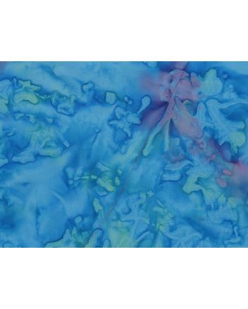 Bali Batik Cotton, Icescape, Turquoise