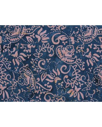 Bali Batik Cotton, Night Garden, Admiral