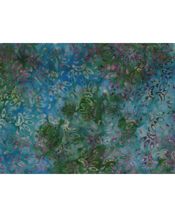 Bali Batik Cotton, Paw Print, Jungle