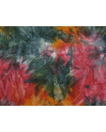 Bali Batik Cotton, Splash, Parakeet