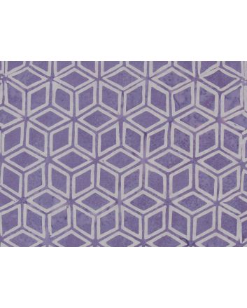Bali Batik Cotton, Star Cube, Heather