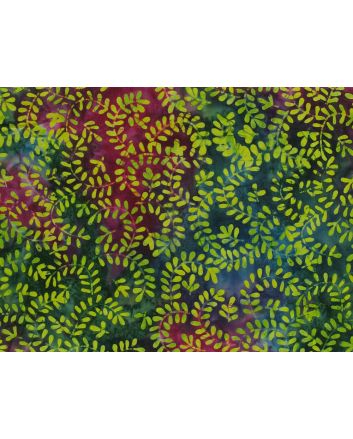 Bali Batik Cotton, Vine, Sangria
