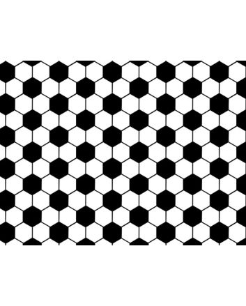 Ball Games Cotton Print, Football Pattern