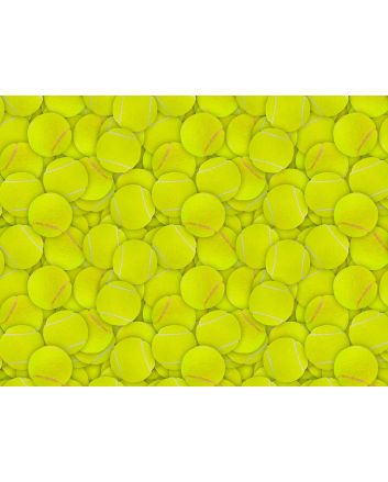Ball Games Cotton Print, Tennis