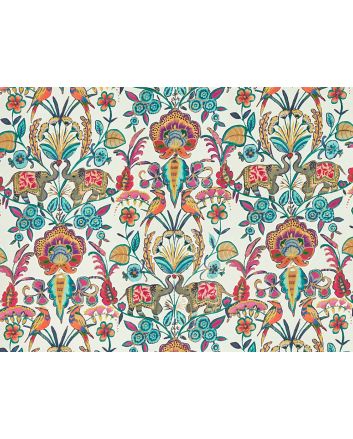 Bangalore Cotton Curtain Fabric, Jade