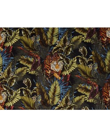 Bengal Tiger Printed Velvet, Amazon