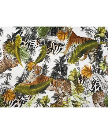 Big Cats Printed Velvet