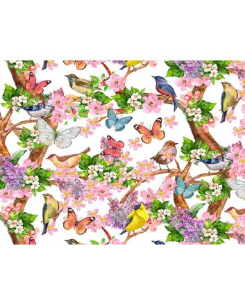 Bird Song Cotton Print