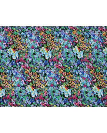 Bold Flower Print - Turquoise