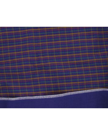 Bonded Check Cotton - Yellow