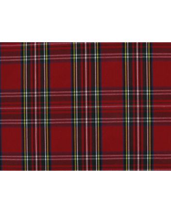 Bonnie Polycotton Woven Tartan, Large Royal Stewart