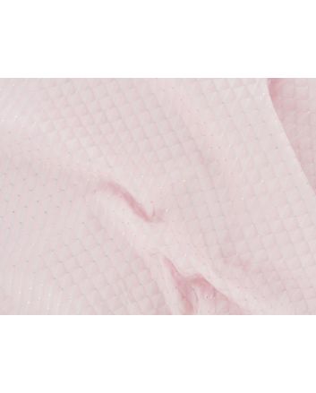 Brocade Squares - Pink with Silver