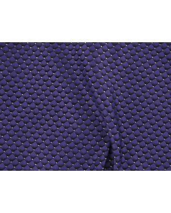 Brocade Squares - Purple with Silver