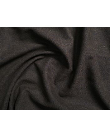 Brown Suiting Wool Melange, Blue Fleck