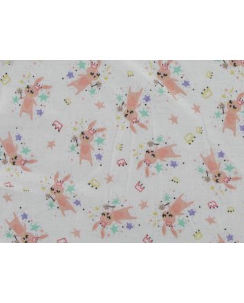 Bunny Fairy Polyester Jersey, Ivory
