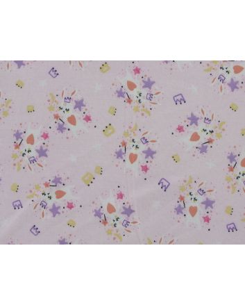 Bunny Fairy Polyester Jersey, Pink