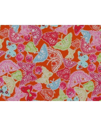 Butterfly Patterns Cotton Print