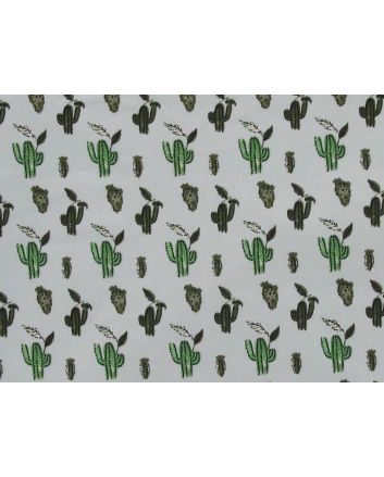 Cactus Stretch Cotton Jersey Roll End, 1.4m
