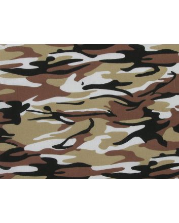 Camoflauge Polycotton Print, Desert
