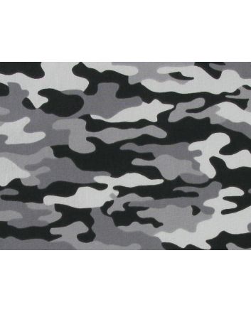 Camouflage Cotton Poplin Print, Alps