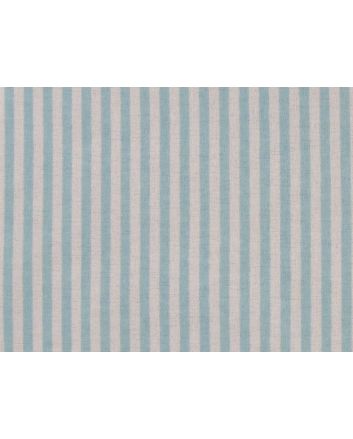 Candy Stripe Brushed Cotton Rich Winceyette, Baby Blue