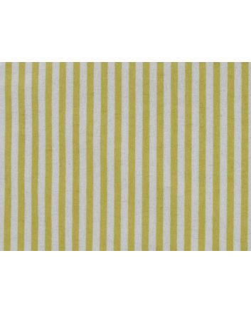 Candy Stripe Brushed Cotton Rich Winceyette, Ochre