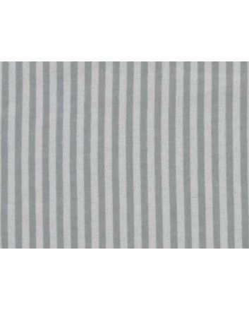 Candy Stripe Brushed Cotton Rich Winceyette, Silver