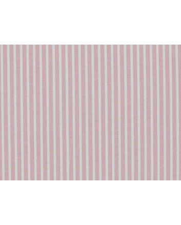 Candy Stripe Cotton Poplin, Baby Pink