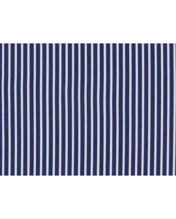 Candy Stripe Cotton Poplin, Royal