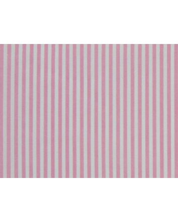 Candy Stripe Polycotton Print, Pink