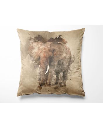 Canvas Art Linen Look Panel, Elephant