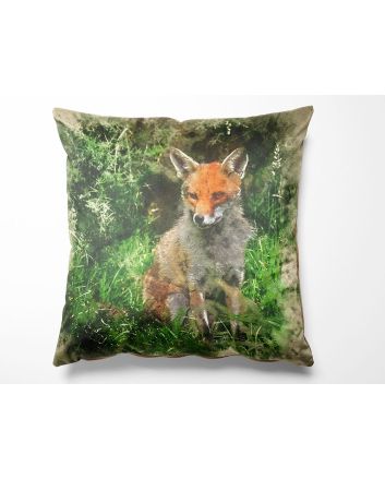Canvas Art Linen Look Panel, Fox