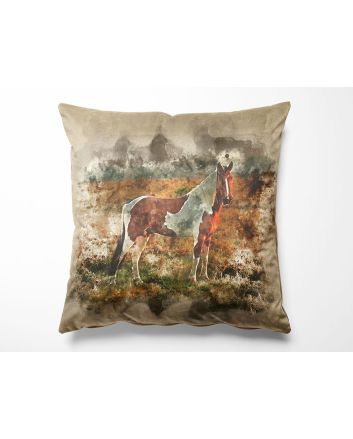 Canvas Art Linen Look Panel, Wild Horse