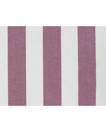 Canvas Weight Cotton Blend, 4.5cm Stripe, Magenta