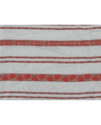 Carina Stripe Viscose Print Roll End, 3m