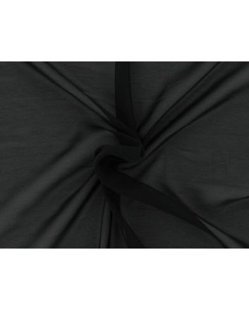 Cationic Yoryu Chiffon, Black
