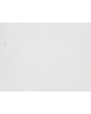 Chemical Embroidery Lace, Floral Petals - Ivory