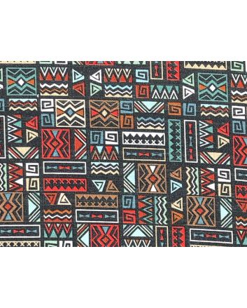 Cheyenne Cotton Print, Motif, Dark